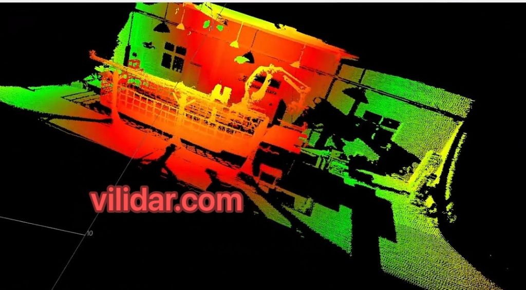  Automated Production Workshop, LiDAR 3D Point Cloud, Industrial LiDAR Application, Smart Factory, Volume Measurement, Space Planning, 3D scanning , LiDAR scanner, LiDAR sensor