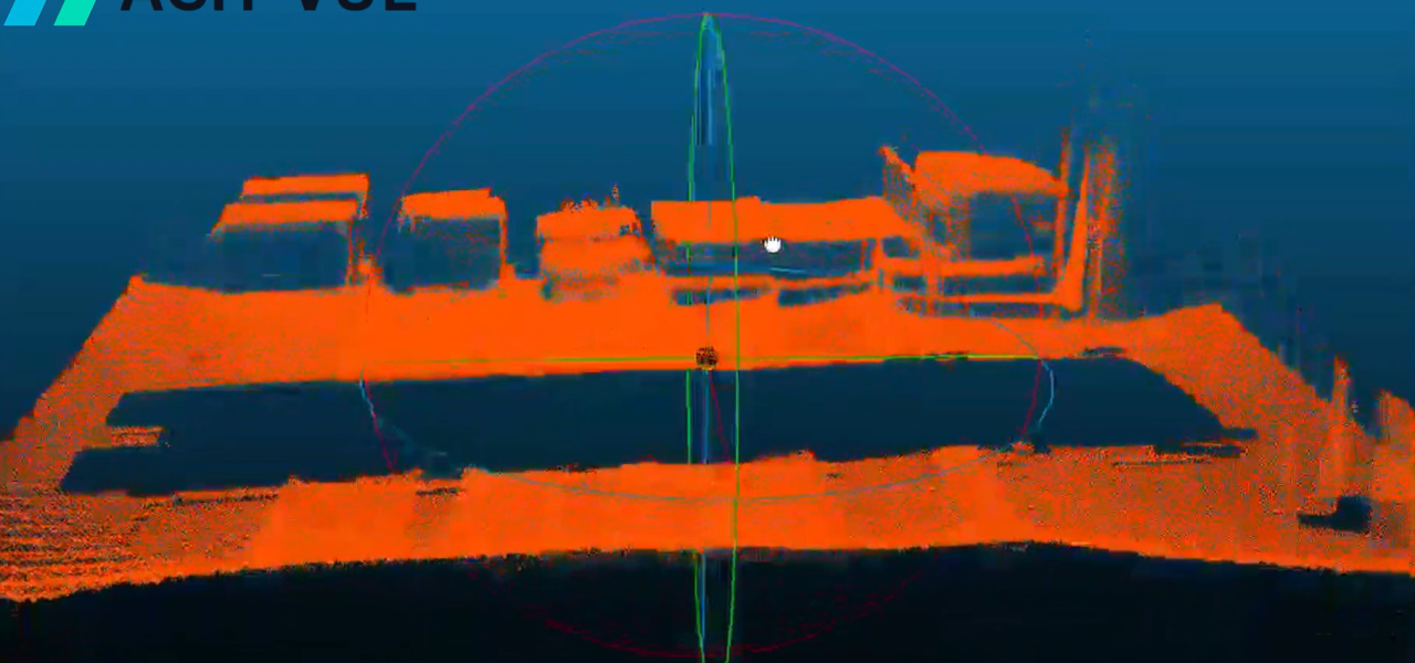 3D point cloud model after LiDAR scanning, Truck Volume Measurement, Truck Volume Measurement Solution , Stockpile volume Measurement
